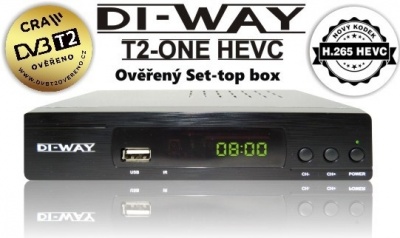 DI-WAY T2 ONE HEVC H.265 DVB-T/T2