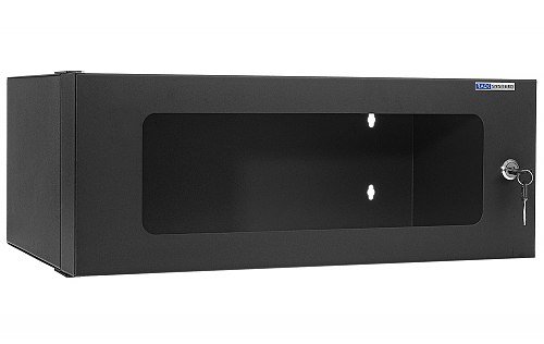 19" Rack skříň W5304  (4U, 362mm, závěsná, složená, černá)