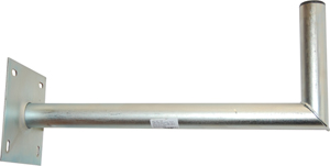 Držák antény 50cm s plotnou 16x16, trubka 42/2mm, zinek Galva
