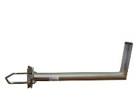 Držák antény 50cm s vinklem, (na stožár 60-140mm), trubka 42/2mm, zinek Galva