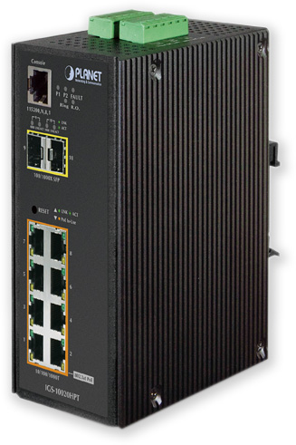 PoE industry 8x100M+2SFP MNG