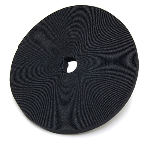 Solarix suchý zip oboustranný černý, šířka 20mm, balení 25m